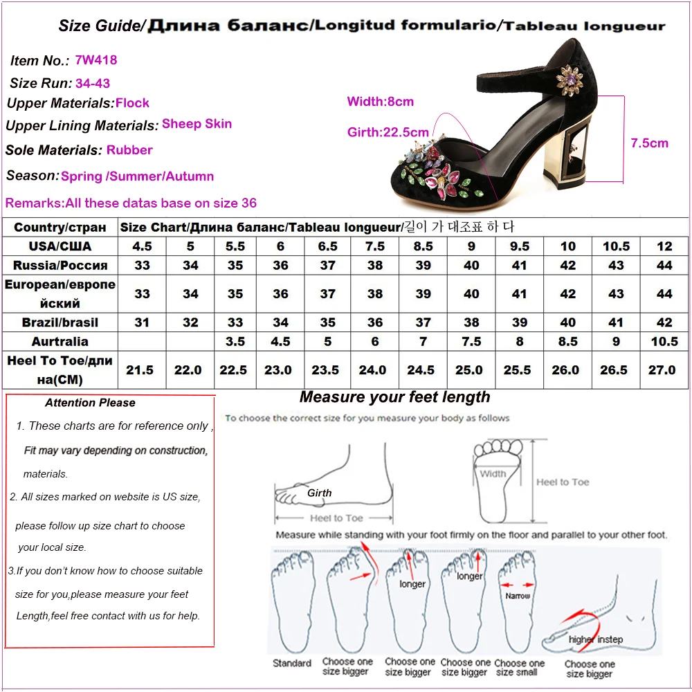 women shoes size New