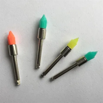 

100 pcs Dental Lab Materials Colorful Nylon Latch Flat Polishing Prophy Cup Polisher Brushes Dentist Products