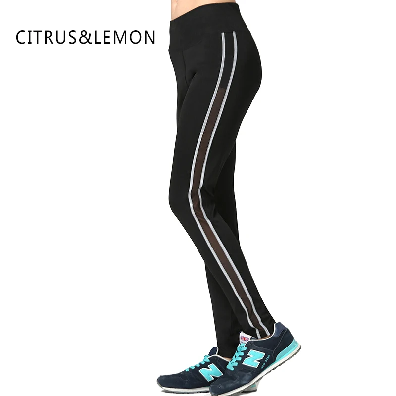 yoga sport leggings women running Leggins Women Mesh side Popular