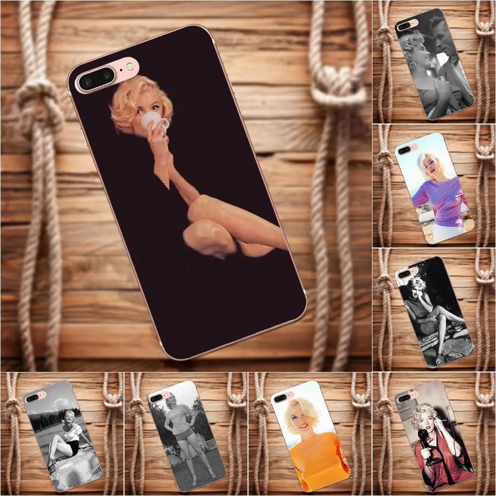 Vvcqod TPU Patterns Imperfect By Marilyn Monroe For Apple iPhone X 4 4S 5 5C 5S SE 6 6S 7 8 Plus Moto G G2 G3 | Мобильные телефоны