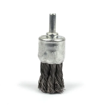 

Wire knot End brush 1/4" Shank For Die Grinder Drill Abrasive Useful Durable