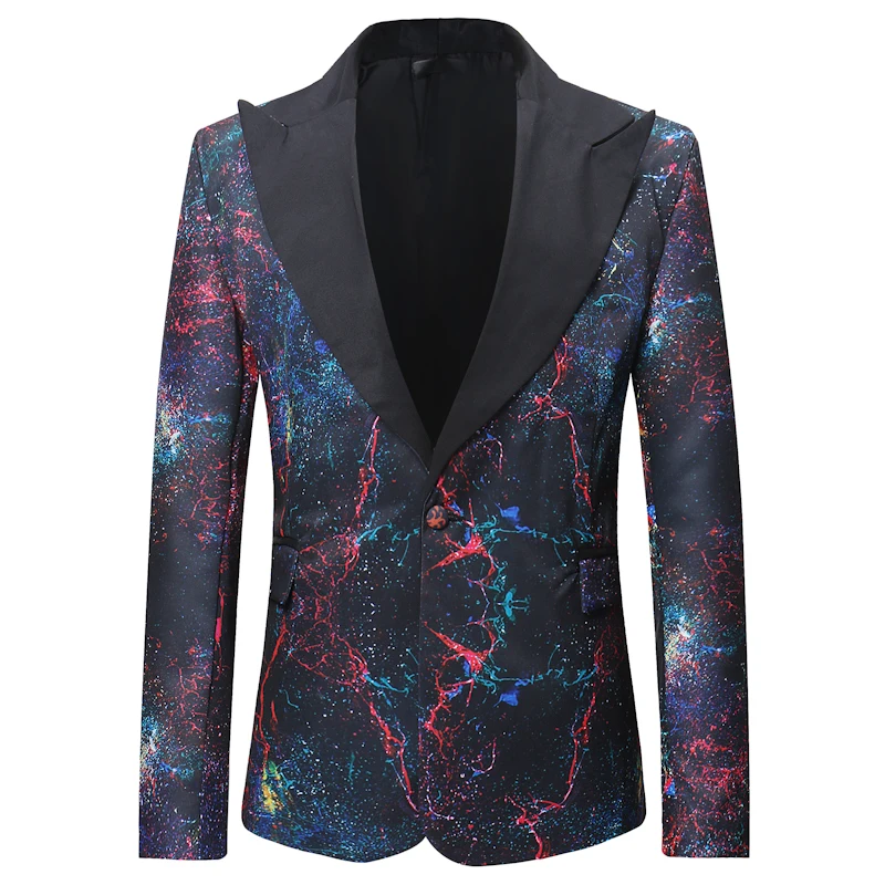 2018 new new men's dress wedding clothing small jacquard one button casual business host dinner party suit holiday gift 2018 new new men's dress wedding clothing small jacquard one button casual business host dinner party suit holiday gift