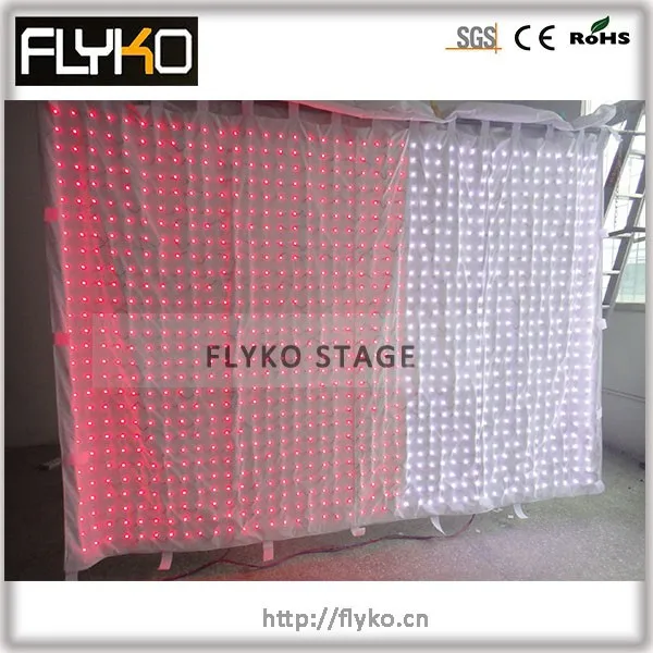 2x3m p7 led video curtain 20