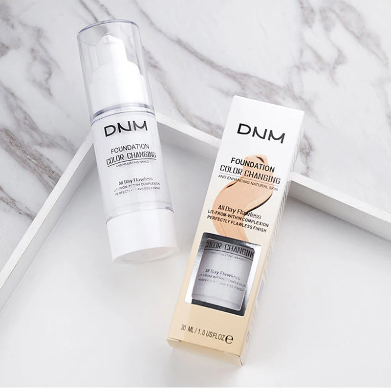 DNM 30 мл изменение температуры жидкая косметика/основа Увлажняющая стойкий консилер праймер для лица макияж увлажняющий крем