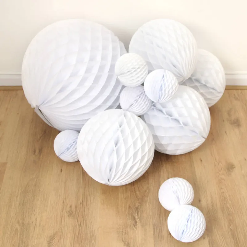 Wholesale - Free shipping 1000pcs 4inches(10cm) Tissue Paper Flower ball/ Honeycomb Lantern Wedding Party festival decoration