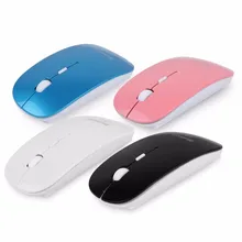 Беспроводная ультра-тонкая Bluetooth мышь 3,0 компьютерная мышь 2,4 ГГц USB оптическая мышь эргономичная портативная для ПК ноутбука