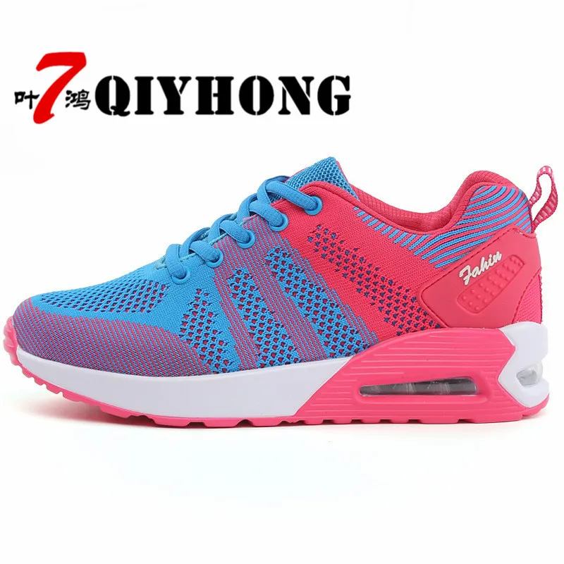 QIYHONG (7 Ye Hong) 2017 Spring New Breathable Knitted Mesh Shoes ...