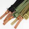 3 Colors Original Gun Sling Airsoft Military Hunting Adjustable Leather Tactical AK Rifle Strap Survival Belt Hunting Accessorie ► Photo 3/6