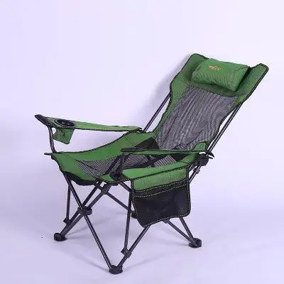 Открытый складной стул-качалка стул портативный отдых пляж рыбалка стул - Цвет: a4