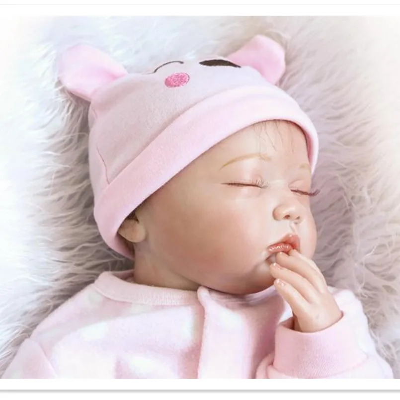 

Realistic Reborn Baby Boneca Silicone Reborn Dolls Toys for Children Girls,20 Inch Reborn-Babies-Silicone Sleeping Dolls