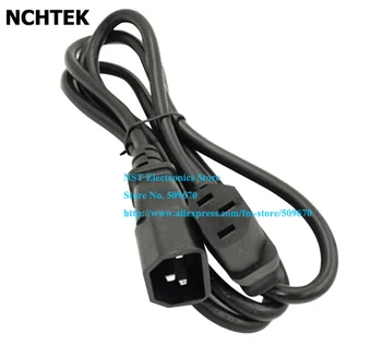 

NCHTEK IEC 320 Power Cable, C14 Male to 90 Degree Angled C13 Female Plug PDU/UPS Power Extension Cable 1.5M/Free Shipping/1PC