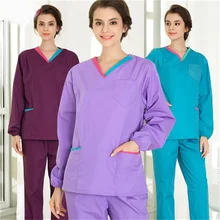 Высокое качество, новинка, большие размеры, женская летняя униформа для медсестер костюм медика, комплект одежды, короткий рукав, хирургический костюм