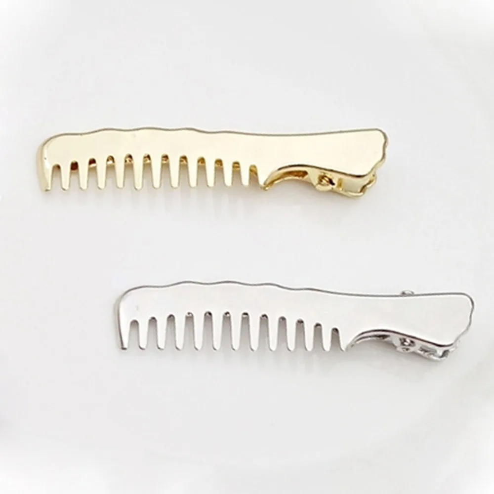 Vintage Small Comb Shape Hair Clip Girls Cute Barrette Duckbill Hair Clips For Women Bobby Pins