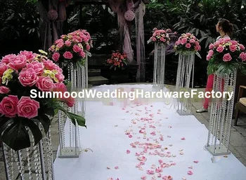 

Professional bubble crystal acrylic pendant lamp with decorative wedding stand