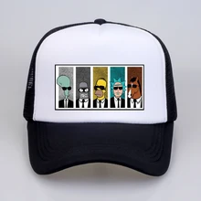 Anime rick morty Baseball Caps Cool TV cap Summer print Men Women Couple Geek BoJack Horseman Snapback Hats Boyfriend's hat rick and morty new black dad hat crazy rick baseball cap american anime cotton embroidery snapback anime lovers cap men women