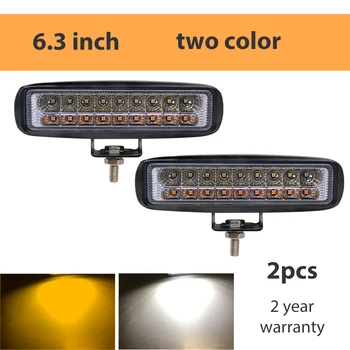 

1 pair 6 Inch Led Bar 36W 12V 24V Led Work light Combo Light Bar for ATV Uaz Lada Car Truck Auto DRL OffRoad 4x4 4WD Fog Light