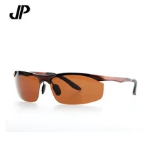 JP brand sunglasses venta Caliente Al-mg Aleación Ultraligero gafas de sol Polarizadas los hombres del diseño de la vendimia gafas de sol oculos gafas de sol