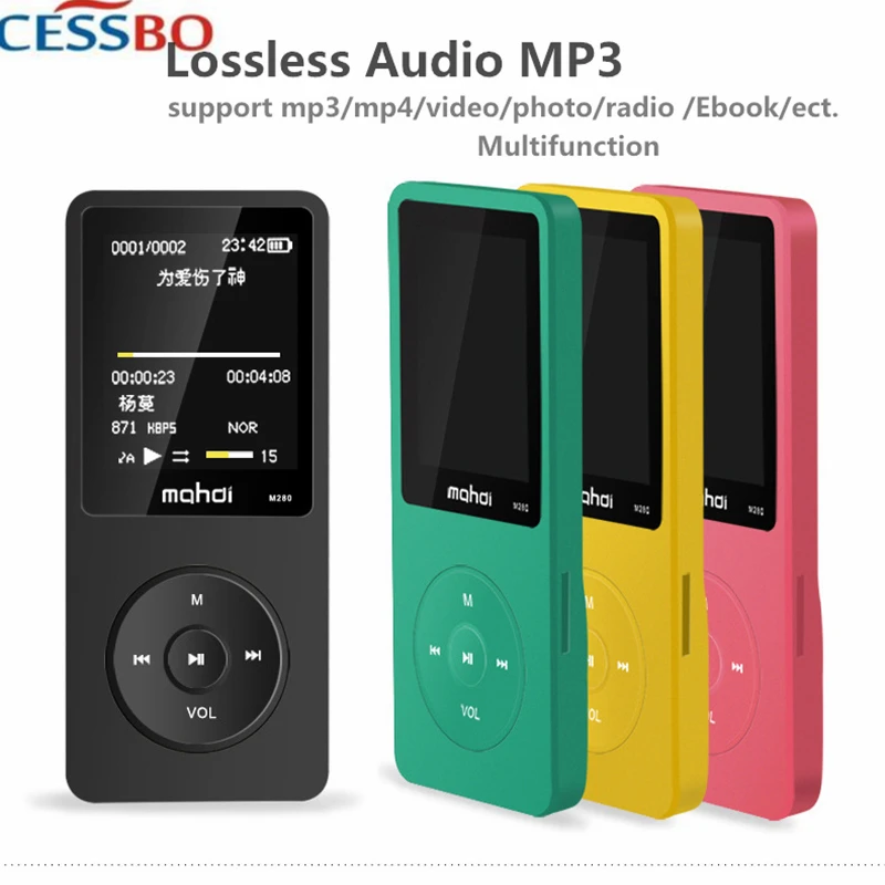 M280 Ruizu X02 8G большой объем памяти спортивный MP3 плеер динамик диктофон электронная