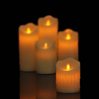

Amber led velas decorativas de cera ,Paraffin velas decorativas de cera casamento ,Moving candles for Wedding,Not Battery