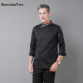 

2020 Unisex Kitchen Chef Uniform Bakery Food Service Short Sleeve Breathable Double Breasted Cook Wear Chef Jacket