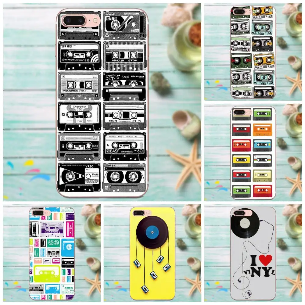 Mobile Cases Cute Cassette Tape For Apple iPhone 4 4S 5 5C 5S SE 6 6S 7 8 Plus X XS Max XR | Мобильные телефоны и