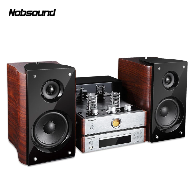 Bluetooth Combined Speaker Output Power 60W 5670 Electron tube font b amplifier b font Bookshelf HIFI