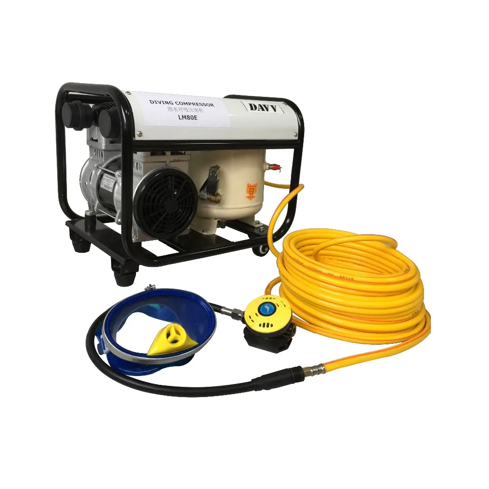 

Full face mask diving compressor,Diving tube The surface to breathe air supply system Inflator Air Pump