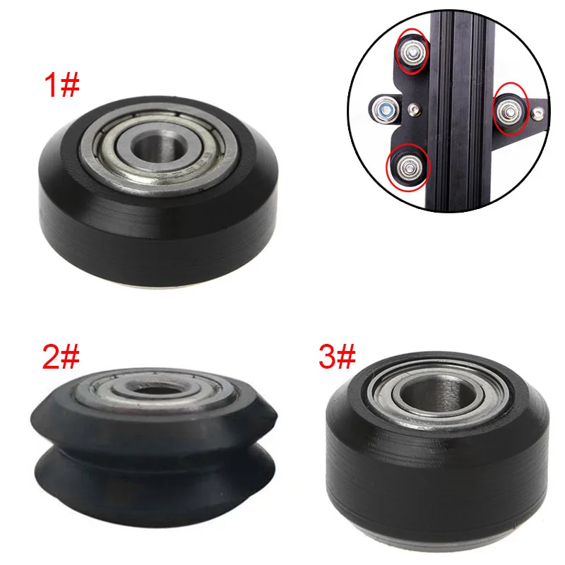 Newly 625zz MR105zz Idler Pulley Gear Passive Perlin Wheel V-Type for 3D Printer DC128 | Компьютеры и офис