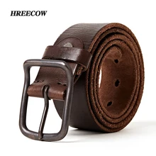 Top quality men's genuine leather belt designer belts men luxury strap fashion vintage pin buckle for jeans store star products