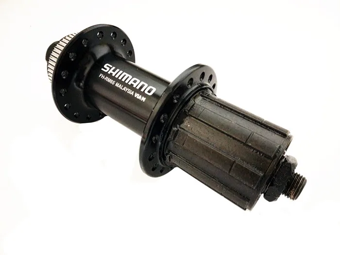 SHIMANO RM66 32-отверстие quick release велосипед центр алюминиевого сплава передней и задней части велосипеда Черный дисковые велосипедные тормозные подшипник