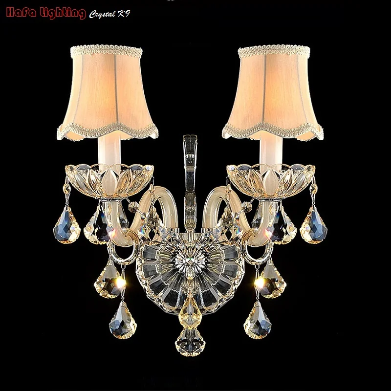Lâmpadas de Parede e14 vela lâmpada de parede Material : Cristal