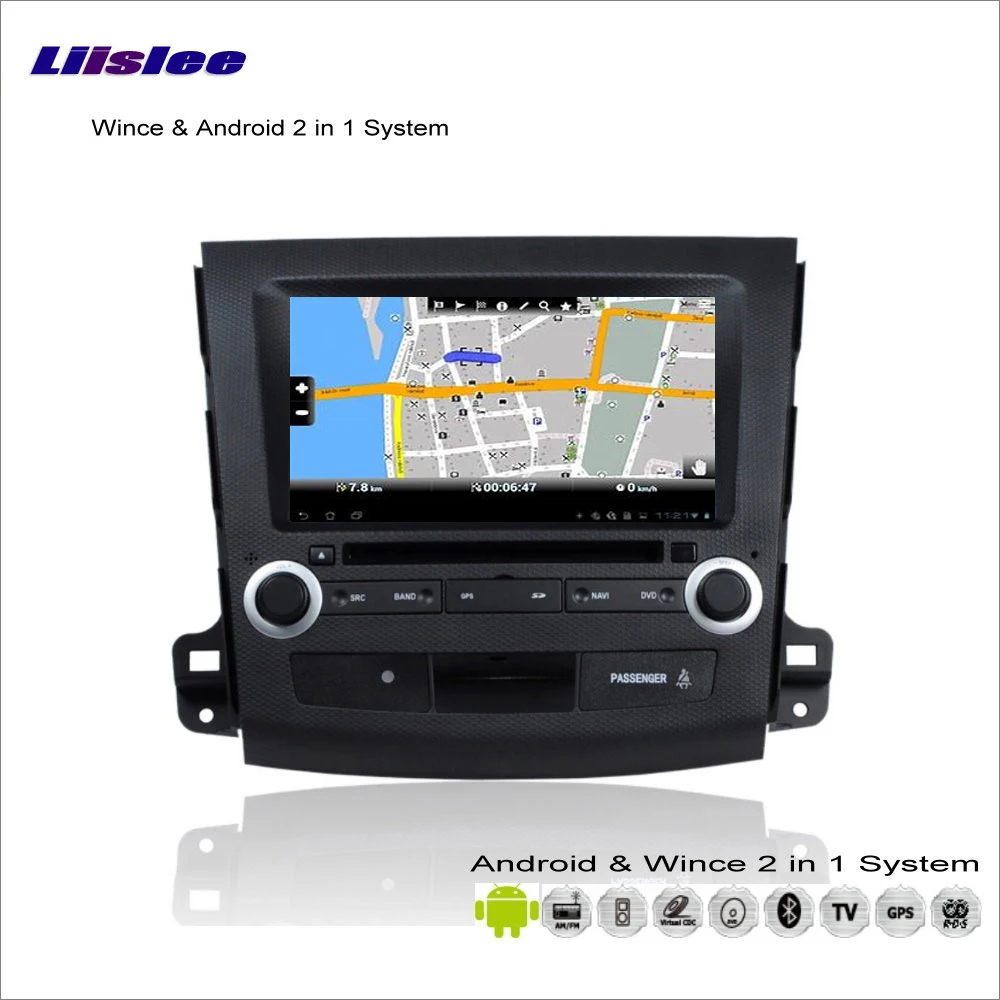 Perfect Liislee Car Android Multimedia For Citroen C-Crosser 2007~2012 Radio DVD Player GPS Nav Map Navigation Audio Video Stereo System 0