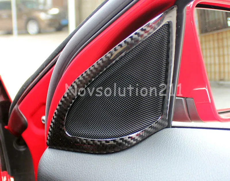 Auto Tweeter Speaker Cover Trim 2pcs For Benz A Class W176 2013 2015
