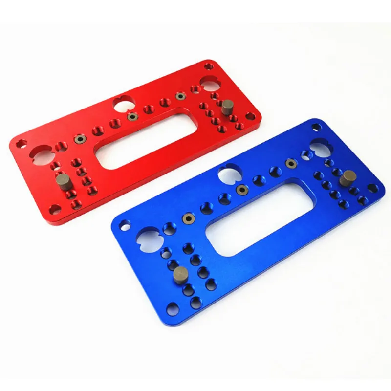 Woodworking Aluminum Alloy Pocket Hole Jig Set Wardrobe Door