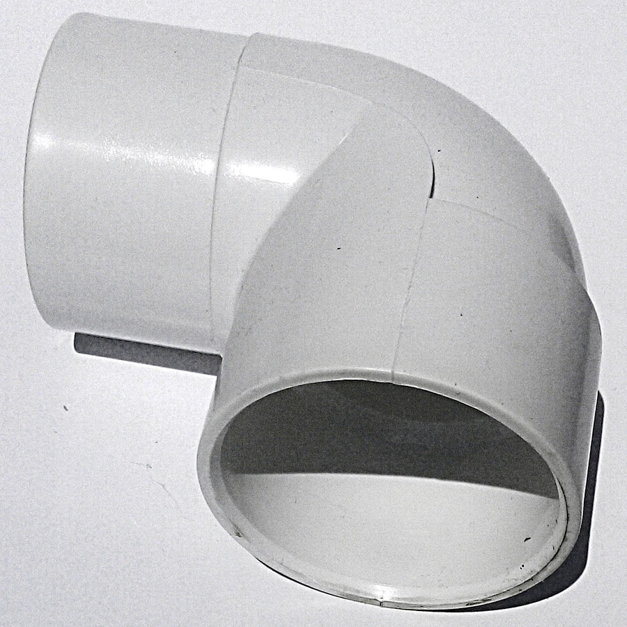 Hot Tub Spa 90 degree 1.5" Street X 1.5" Slip Plumbing PVC Fitting, spa