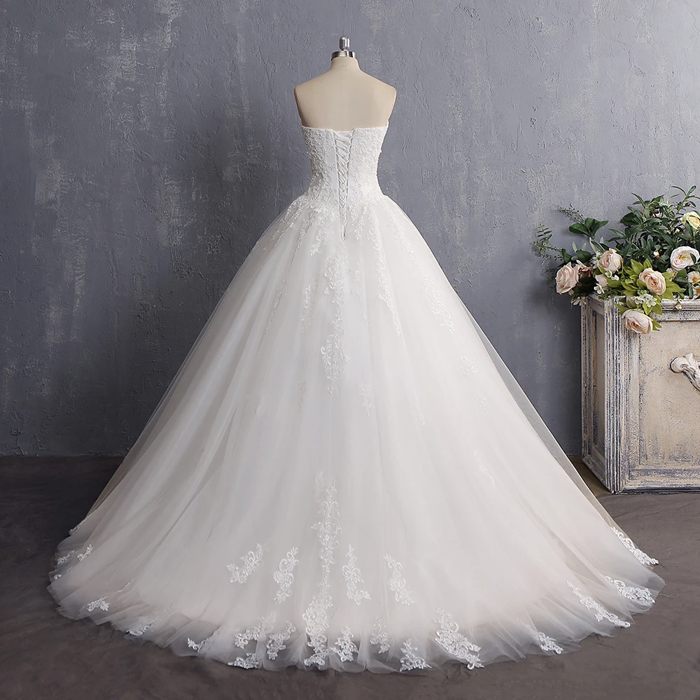 Vestidos De Novia 2019 дешевое свадебное платье Винтаж Принцесса бальное платье свадебное