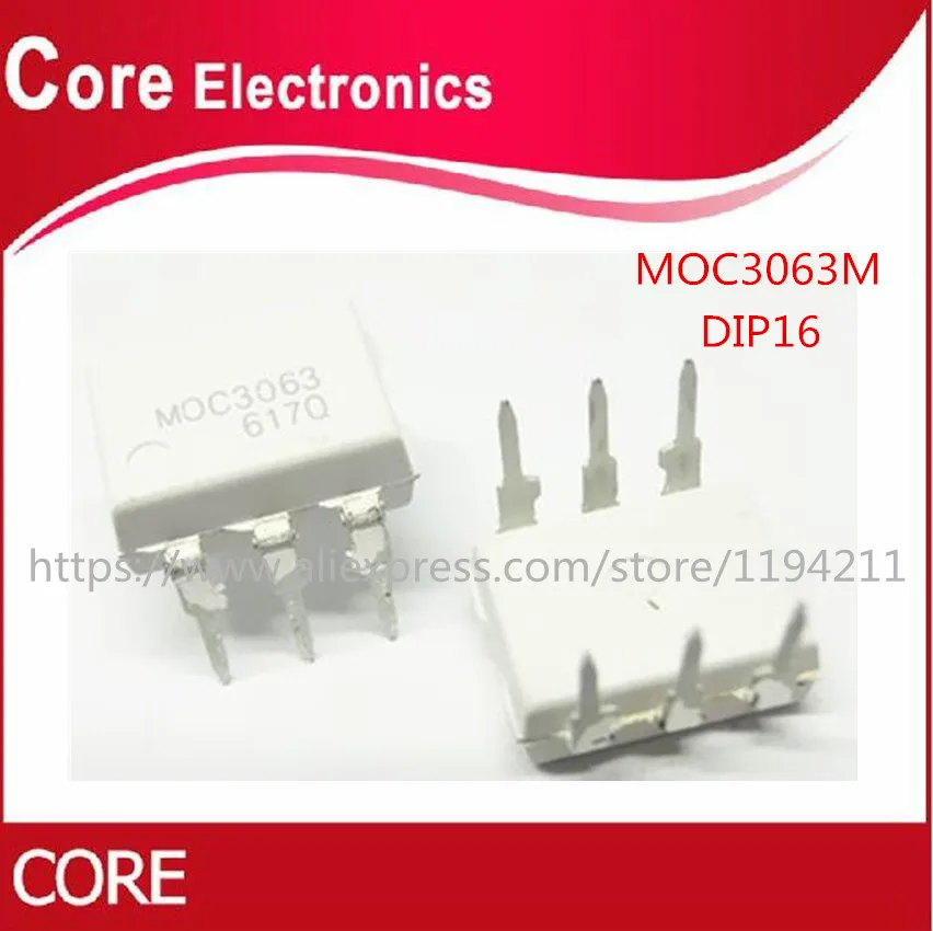 50PCS MOC3063M MOC3063-M DIP-6 IC New | Электронные компоненты и принадлежности