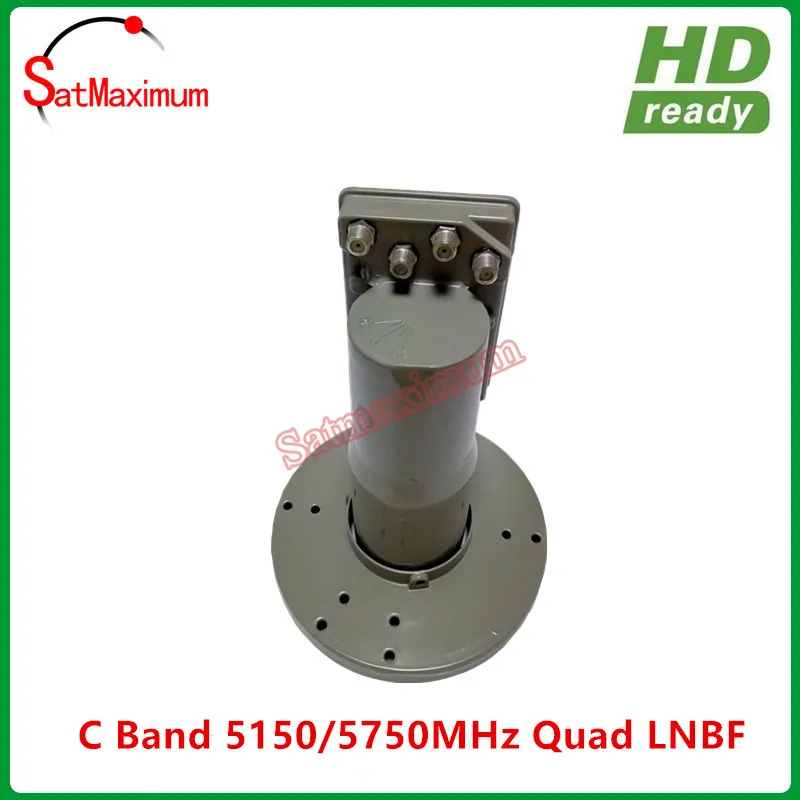 

High Quality Dual polarity C Band Quad LNB / LNBF with four output