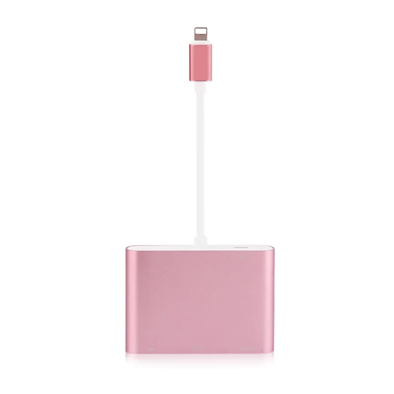 HDMI Audio Adapter For iPhone to HDMI VGA AV Adapter Digital Converter For iPhone x 8 7 6plus for iPad plus Monitor Projector HDMI Audio Adapter For iPhone to HDMI VGA AV Adapter Digital Converter For iPhone x 8 7 6plus for iPad plus Monitor Projector