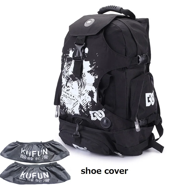 L graffiti x shoe co Встроенный рюкзак для коньков, сумка для роликовых коньков, обувь, рюкзак, сумка для роликовых коньков, рюкзак для взрослых, рюкзак, сумка через плечо - Цвет: L graffiti x shoe co