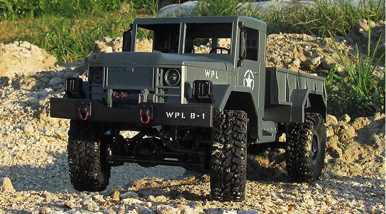 

WPL B-1 1:16 Off-road RC Truck 4WD Metal Suspension Beam Bright LED RC Crawler