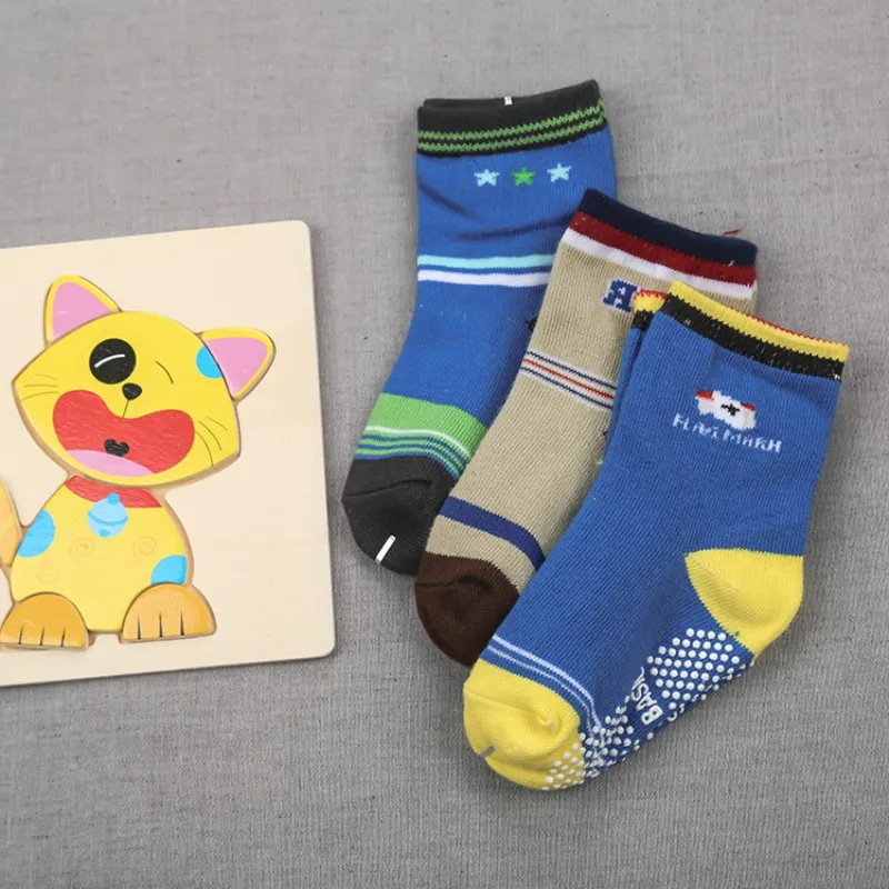 12 пар/лот Детские носки хлопок мультфильм для новорожденных детей для маленьких мальчиков носки с буквами мягкие дышащие носки