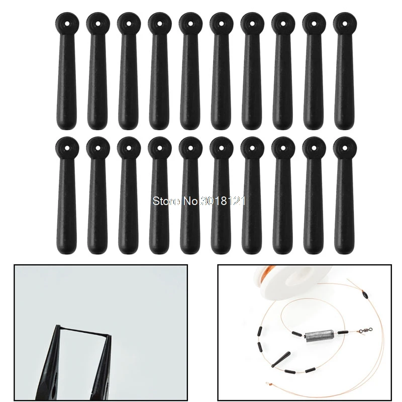 

Wholesale 20pcs Rubber Fishing Floats Drifting Holder Bobbers Fishing Tackle Floats Set