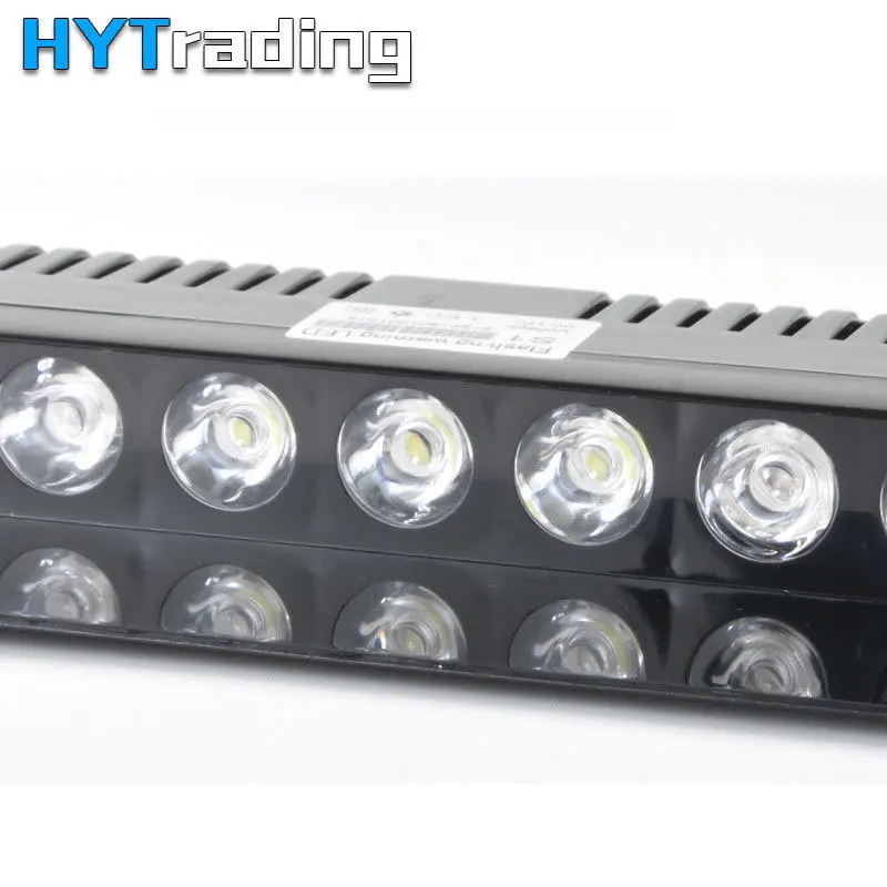 9 LEDs 16 Flashing Modes 12V Car Truck Emergency Flasher Dash Strobe Warning Light Day Running Flash Led Police Lights