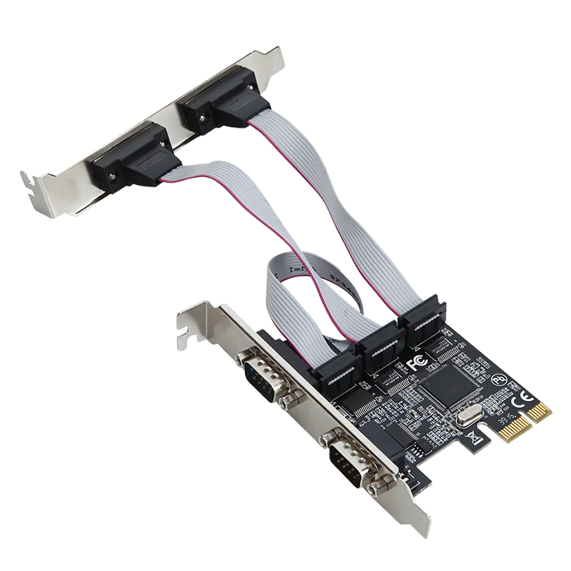 Компьютерная шина PCI E четыре плата последовательного порта pcie до четырех