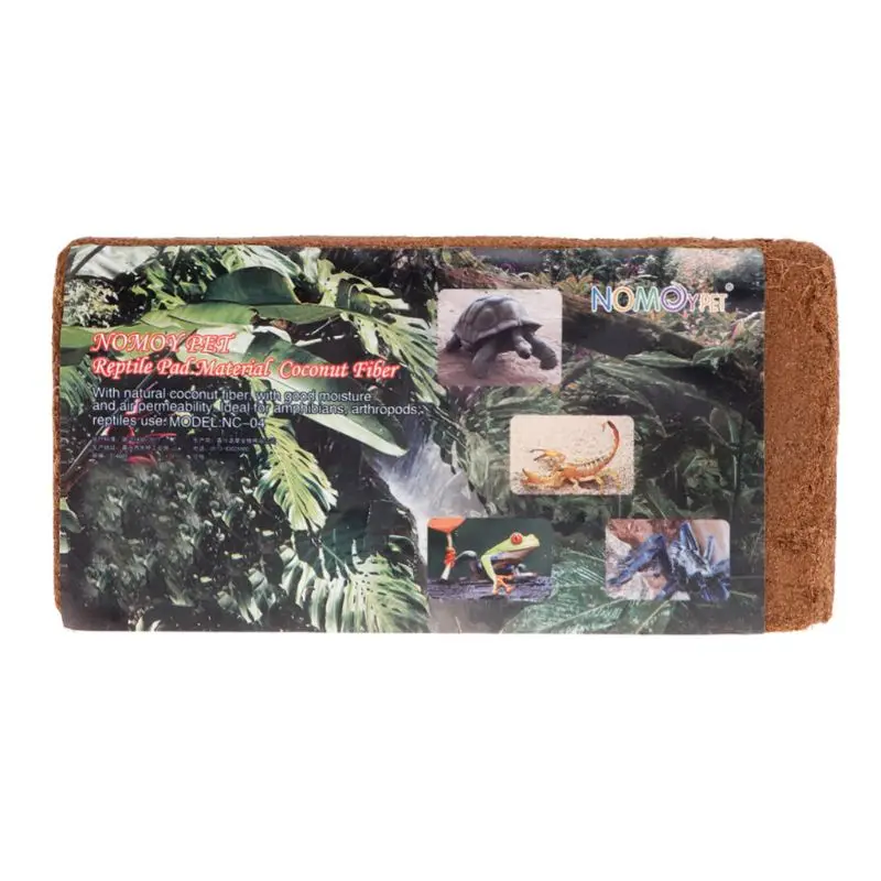 

Reptile Brick Coconut Natural Bedding Pad For Amphibians Reptiles Animal Pets Supplies Substrate Safe Wet Warm Snake Turtle Liza