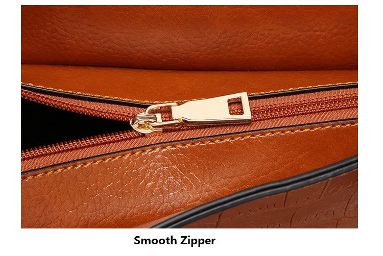 MJ Women Shoulder Bag Female Large PU Leather Women Handbag Crocodile Patterned Leather Tote Big Crossbody Handbag Messenger Bag (19)
