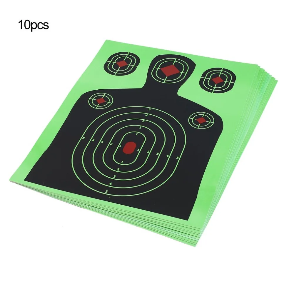 Shooting Targets Reactive Splatter Gun Rifle Shots Paper Targetin