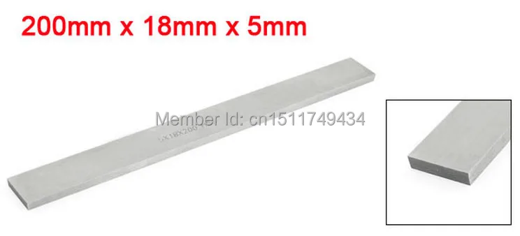 

HSS 200mm x 18mm x 5mm Rectangle Lathe Tool Bit Boring Bar Fly Cutter 3 Pcs