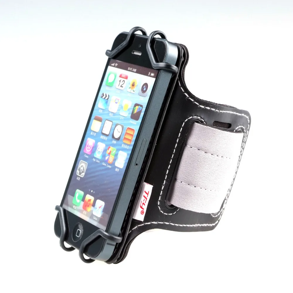 bilder für TFY Open Face Sport Armband Handgelenk Halter + Schlüsselhalter für 4 Zoll bis 5,5 Zoll Handy-(Open-Face Design-Black & Grau gürtel bilder für TFY Open Face Sport Armband Handgelenk Halter + Schlüsselhalter für 4 Zoll bis 5,5 Zoll Handy-(Open-Face Design-Black & Grau gürtel